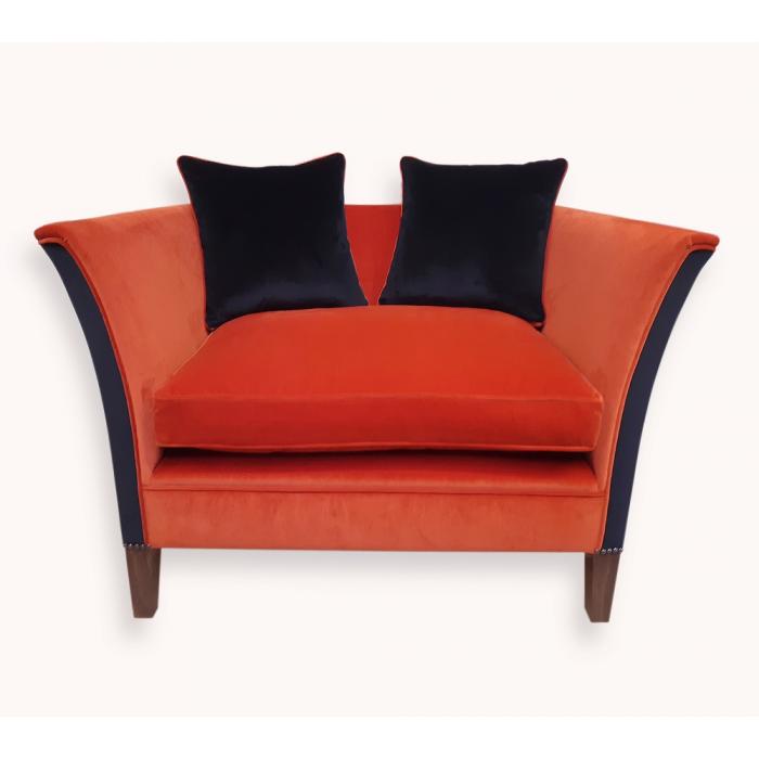 Orange velvet love seat.jpg_1